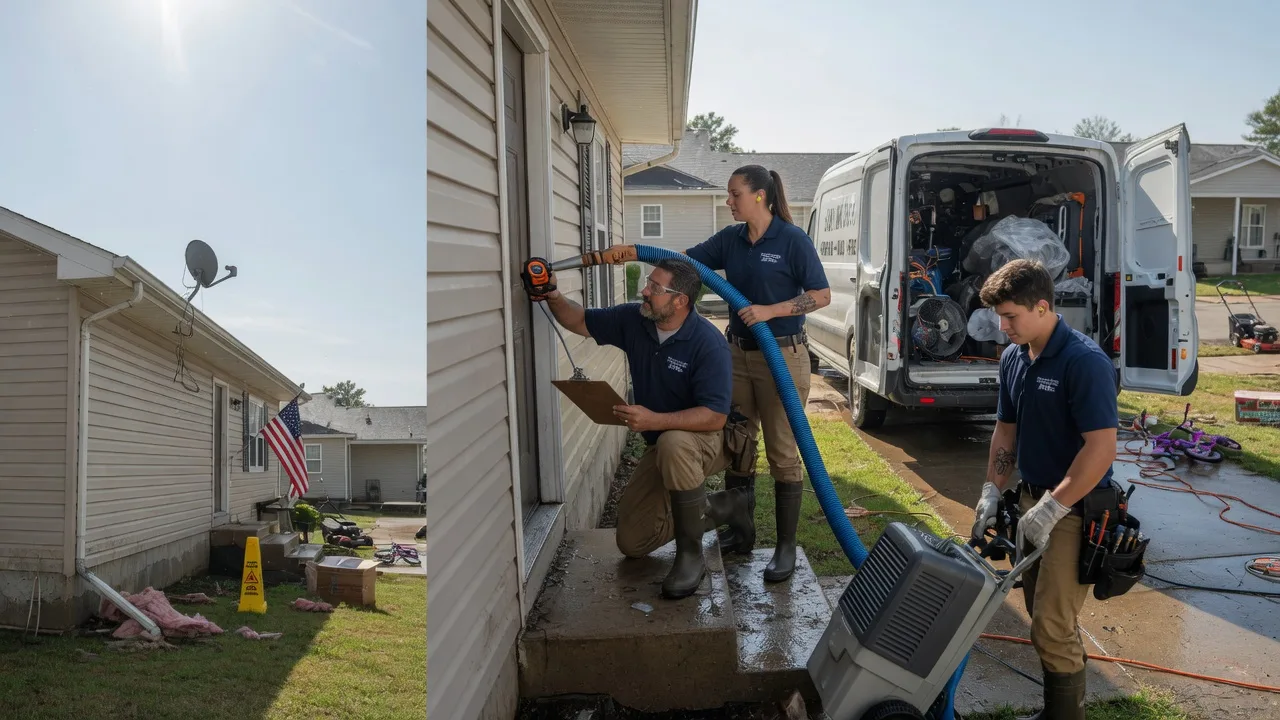 Ceiling Water Damage Restoration in Rutledge, MO near me